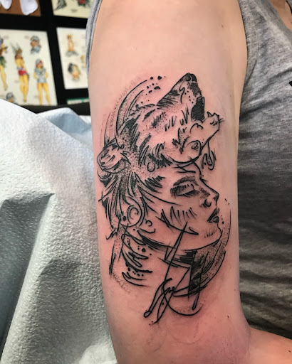 Explore tree tattoo sleeve ideas, creative tattoo ideas in Libertyville, available at Lucky Seven Tattoo