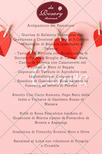 Menu du RISTORANTE DA ROSARY à Colvalenza