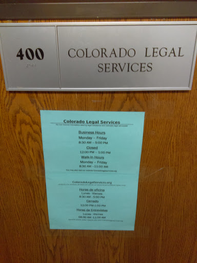 Colorado Legal Services, 1905 Sherman St # 400, Denver, CO 80203, Attorney