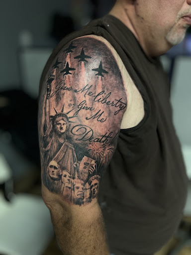 Explore pacemaker tattoo ideas, creative tattoo ideas in Brunswick, available at Brunswick Tattoo Company