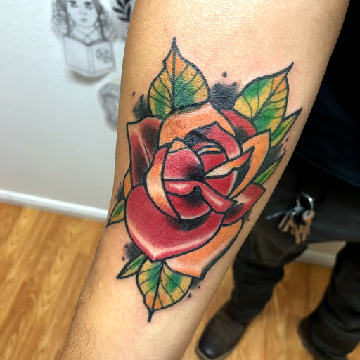 Explore wrap tattoo ideas, creative tattoo ideas in Apple Valley, available at Tried and True Tattoo Parlor