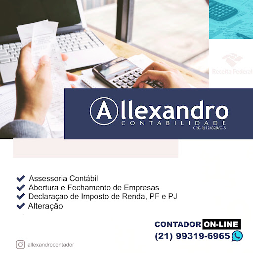 Logo da empresa - Contador Allexandro