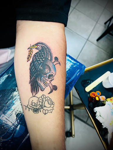 Explore gambler tattoo ideas, creative tattoo ideas in San Antonio, available at Master Minds Tattoo