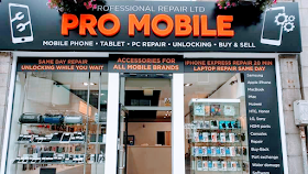 Pro Mobile Aberdeen City centre Mobile phones laptops laptop repairs screen repair Dior phone case