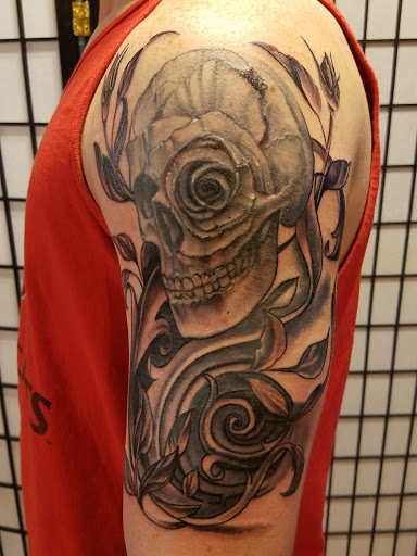 Explore hawaiian flower tattoo ideas, creative tattoo ideas in Tucson, available at Broken Clover Tattoo and Piercing