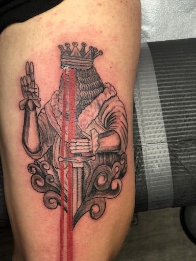 Explore wedding ring tattoo ideas male, creative tattoo ideas in Spokane, available at Platinum Rose Tattoo Studio