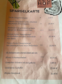 Menu du Weingut Marienhof à Flemlingen