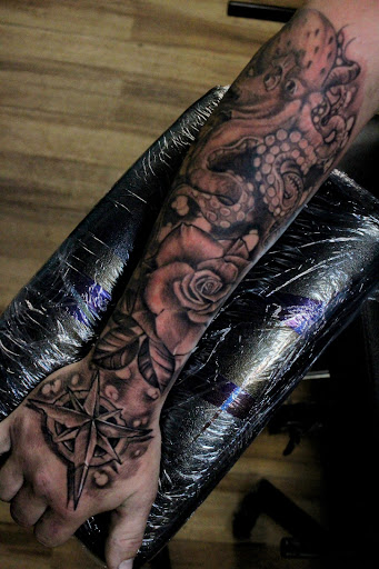 Explore black bird tattoo ideas, creative tattoo ideas in Homosassa, available at Citrus Tattoos