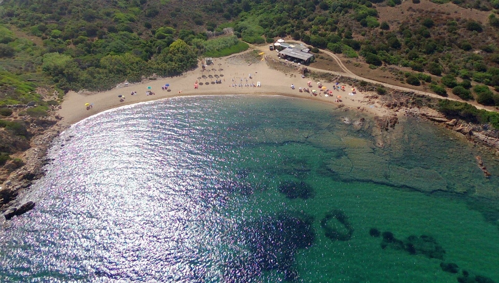 Zdjęcie Spiaggia Porto Quadro z poziomem czystości głoska bezdźwięczna