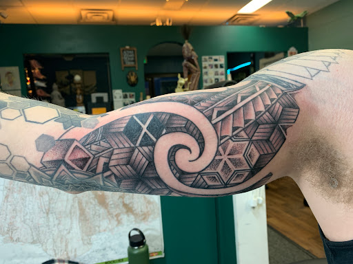 Explore cheating death tattoo ideas, creative tattoo ideas in Midvale, available at Aloha Tattoos - Award-Winning Utah Ink