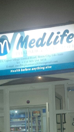Medlife Pharmacy & Stores, 23 Ugbor Village Rd, GRA, Benin City, Nigeria, Pharmacy, state Edo