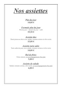 Carte du Restaurant - pizzeria LE THOLEAN Agroparc à Avignon