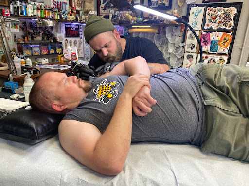 Explore optical illusion tattoo ideas, creative tattoo ideas in Wichita, available at Artist At Large Tattoo