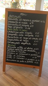 Menu / carte de A Mareina à Rimini