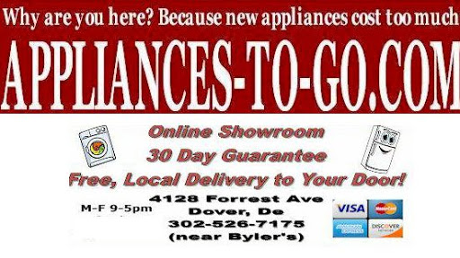 Used Appliance Store «Appliances To Go!», reviews and photos, 4128 Forrest Ave, Dover, DE 19904, USA