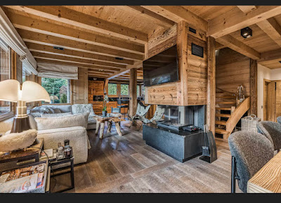 Megève location chalet azur à Megève