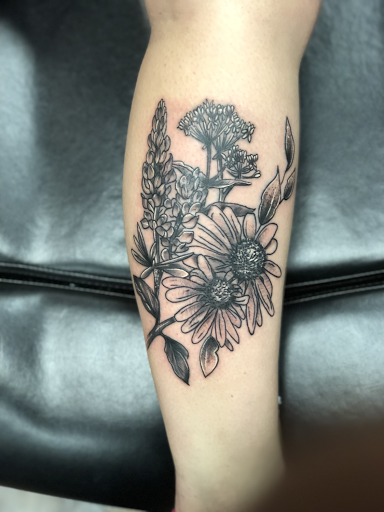 Explore forearm tattoo cover up ideas, creative tattoo ideas in Sauk City, available at The Madison Tattoo Company