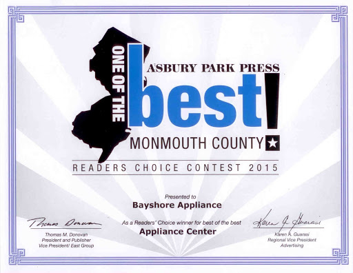Appliance Store «Bayshore Appliance», reviews and photos, 1214 NJ-36, Hazlet, NJ 07730, USA