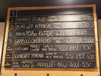 Carte du DeGusto à Bergamo