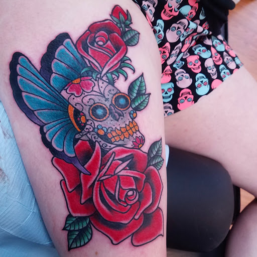 Explore 2 percent tattoo ideas, creative tattoo ideas in Egg Harbor Township, available at Mr. Blue Sky Tattoo