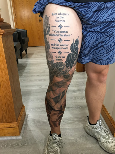 Explore trippy tattoo ideas, creative tattoo ideas in Grand Rapids, available at Sparrows Nest Tattoo Studio