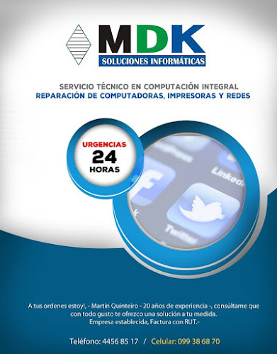 Opiniones de MDK Soluciones Informáticas en José Pedro Varela - Tienda de informática