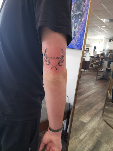 Explore mens arm sleeve tattoo ideas, creative tattoo ideas in Sarasota, available at Oddity Tattoo Art University