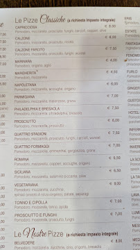 Pizzeria Pizzeria Trattoria La Lumiere à Prun (la carte)