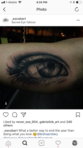 Explore twin flame tattoo ideas, creative tattoo ideas in Hollywood, available at Sacred Eye Tattoos