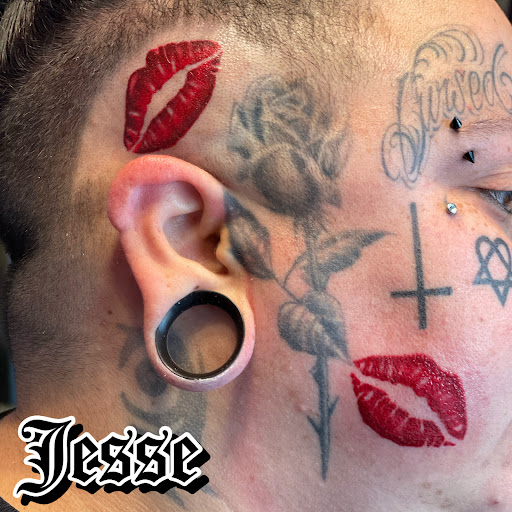 Explore cat paw print tattoo ideas, creative tattoo ideas in Houston, available at Space City INK