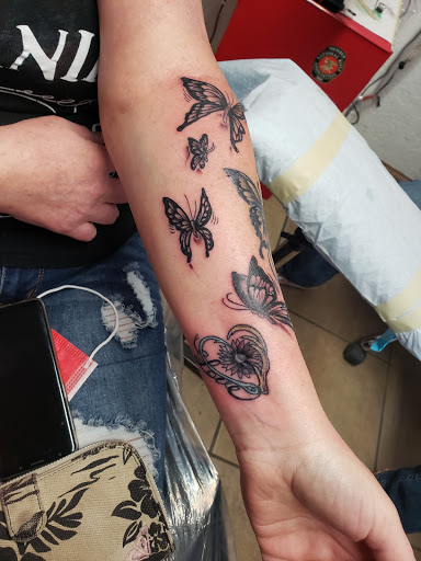 Explore samson tattoo ideas, creative tattoo ideas in Elko, available at Tom Custom Tattoos and Body Piercing Studio