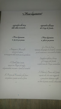 Restaurant Antica Trattoria Miravalle à Polpenazze del Garda (la carte)