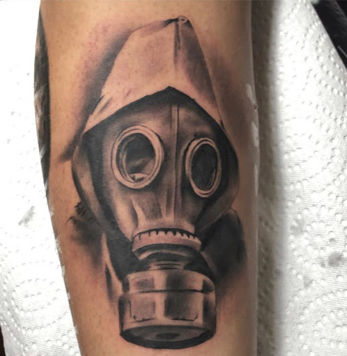 Find skull ideas sleeve tattoos for your next unique tattoo in San Antonio at Firme Copias Tattoo Studio