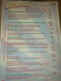 Bullerei à Hamburg menu