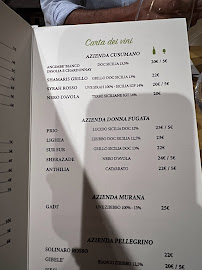 Restaurant trattoria a favarotta à Khamma Fuori (le menu)