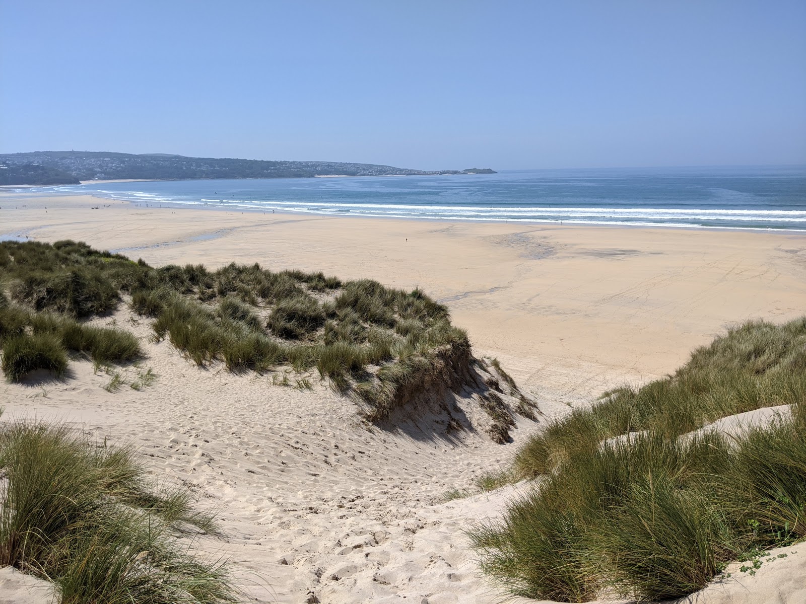 Foto von Mexico Towans beach - guter haustierfreundlicher Ort für den Urlaub