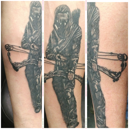 Explore mustang tattoo ideas, creative tattoo ideas in Akron, available at Knuckle Up Ink Tattoos