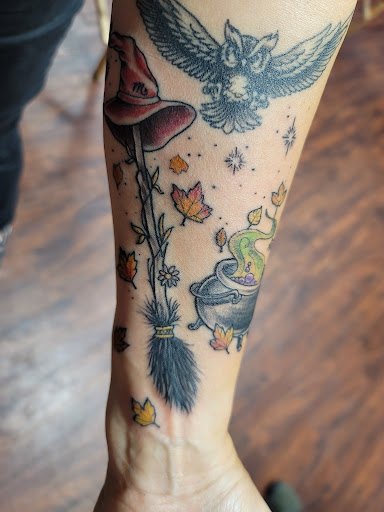 Explore ankle flower tattoo ideas, creative tattoo ideas in Beacon, available at Honorable Ink Tattoos and Body Piercings