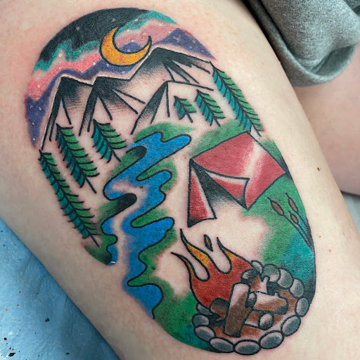 Explore tramp stamp tattoo ideas, creative tattoo ideas in Buffalo, available at True Gloom Tattoo Studio
