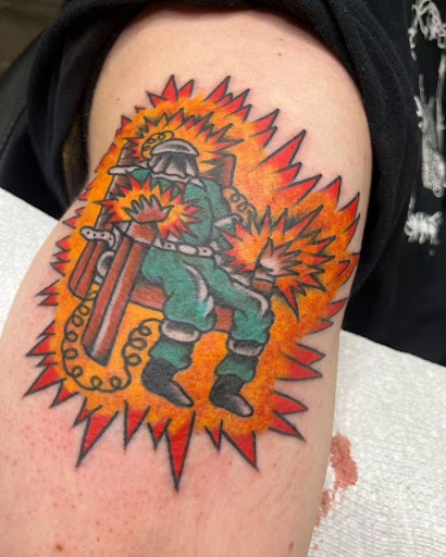 Explore dad and daughter tattoo ideas, creative tattoo ideas in Loveland, available at Satori Tattoo