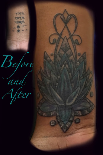 Explore greek tattoo ideas, creative tattoo ideas in Greenwood, available at Forbidden Arts (Formerly Tattoo Joes)