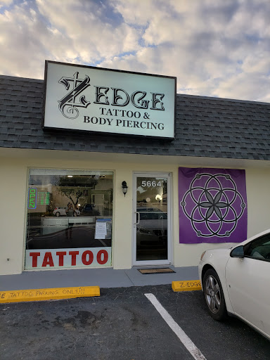 Tattoo Shop «Z Edge Tattoo & Body Piercing South Shop», reviews and photos, 3603 Clark Rd, Sarasota, FL 34233, USA