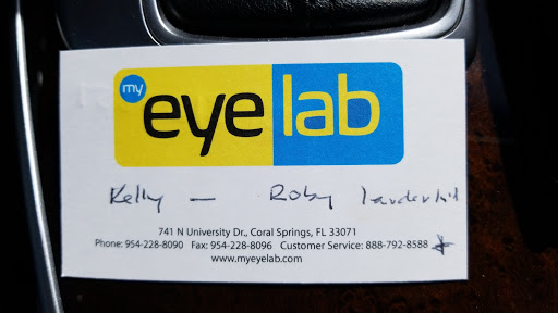 Eye Care Center «My Eyelab», reviews and photos, 741 N University Dr, Coral Springs, FL 33071, USA