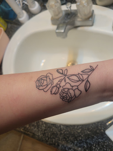 Explore mens behind the ear tattoo ideas, creative tattoo ideas in Modesto, available at Dying Art Tattoo