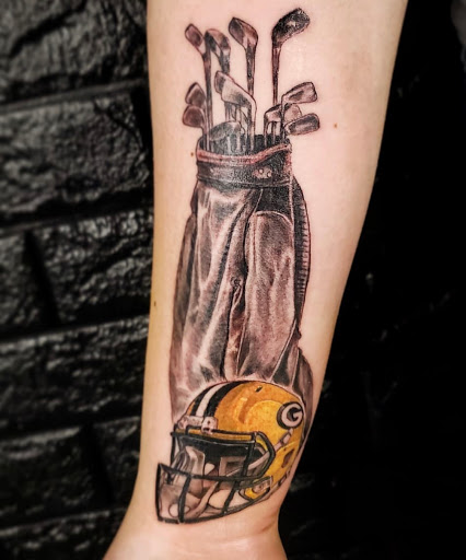 Explore hawk tattoo ideas, creative tattoo ideas in Kenosha, available at Kenosha Tattoo Company