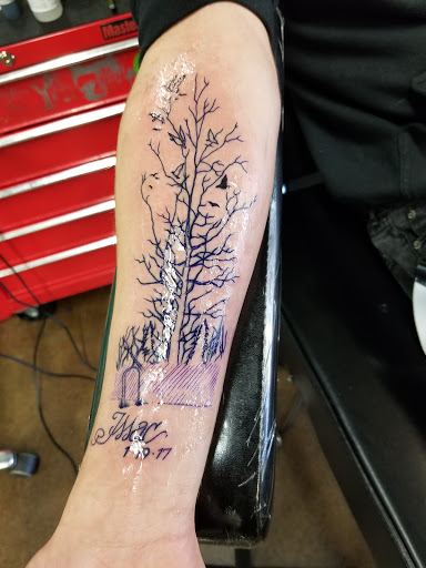Explore fineline tattoo ideas, creative tattoo ideas in Parker, available at Sublime Colorado Body Mod And Tattoo