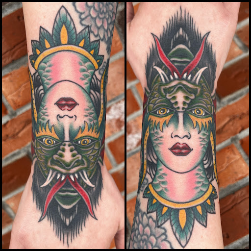 Explore mayan tattoo ideas, creative tattoo ideas in East Peoria, available at Hybrid Art Studios-Tattoos