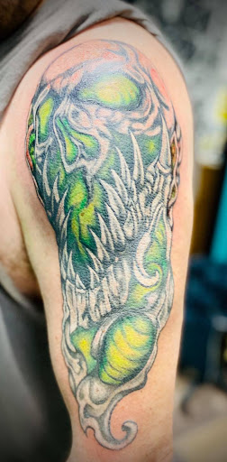 Explore japanese tattoo ideas for men, creative tattoo ideas in Osceola, available at Valley Of The Inkd