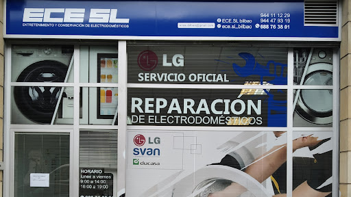 ECE SL Reparación de Electrodomésticos Servicio técnico oficial LG