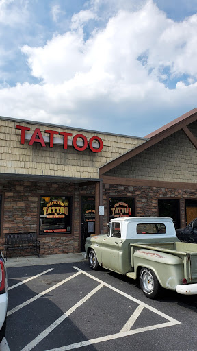 Explore leg tattoo male ideas, creative tattoo ideas in Blue Ridge, available at Cafe Ink TATTOO